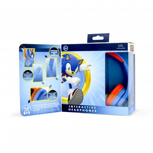 OTL SEGA Sonic The Hedgehog Kids Interactive Headphones