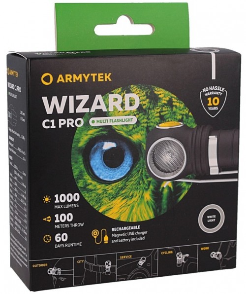 ArmyTek Wizard C1 Pro Magnet USB White