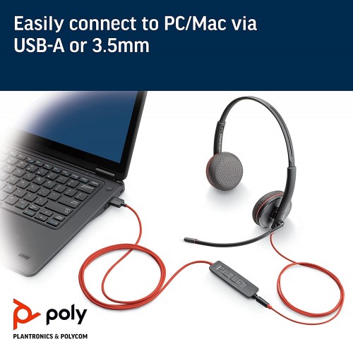 Poly Blackwire 3325-M USB-A