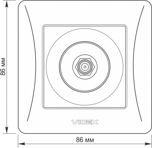 Videx VF-BNSK1SATE-W