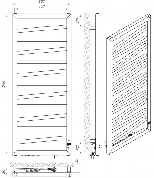 LARIS Zebra Mirazh E L 500x1200 71207714