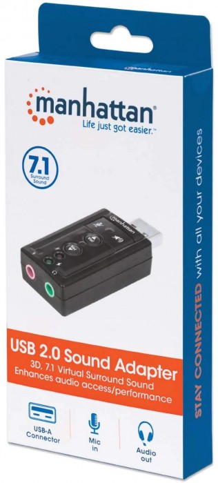 MANHATTAN 3-D Audio Adapter 7.1