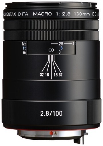 Pentax 100mm f/2.8 HD D-FA ED WR ED AW Macro