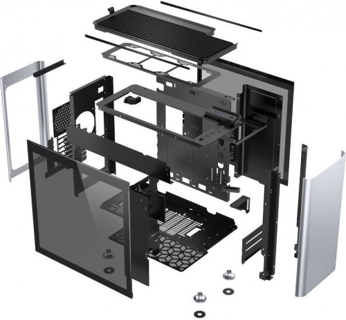 Jonsbo i400 Tempered Glass Silver