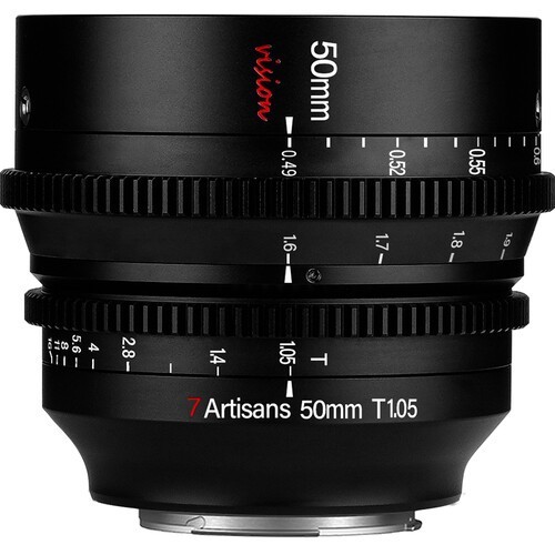 7Artisans 50mm f/1.05 Vision Cine