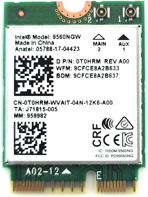 Intel Wireless-AC 9560