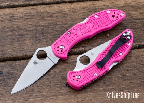 Spyderco Delica 4 FRN Pink