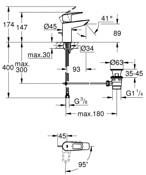 Grohe BauLoop 123225KE