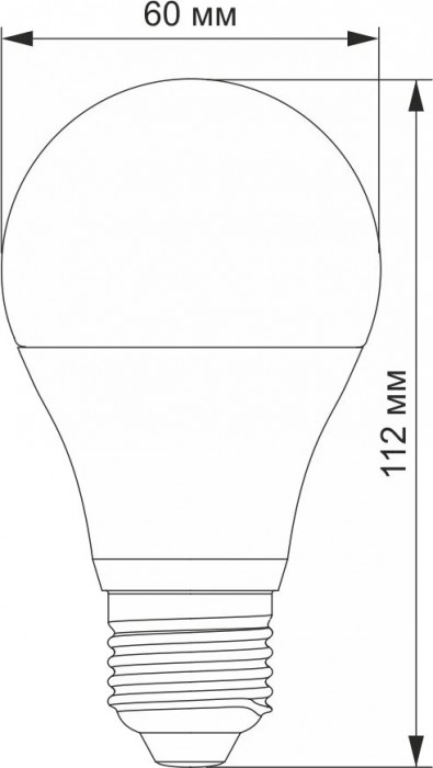 Videx A60e 10W 4100K E27 Sensor