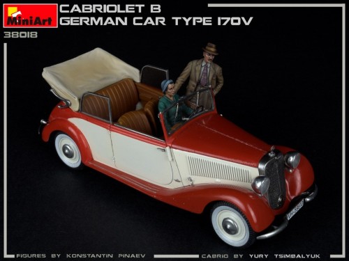 MiniArt Cabriolet B German Car Type 170v (1:35)