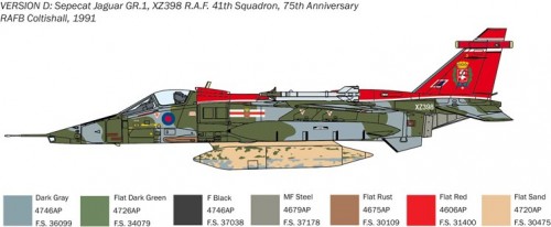 ITALERI Jaguar GR.1/GR.3 RAF (1:72)