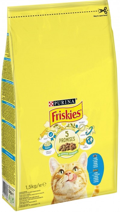 Friskies Adult Sterilised Salmon 1.5 kg