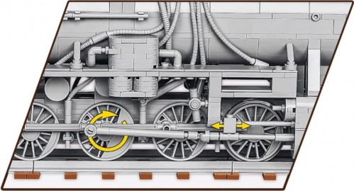 COBI Kriegslokomotive Baureihe 52 6281