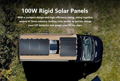 EcoFlow 100W Rigid Solar Panel