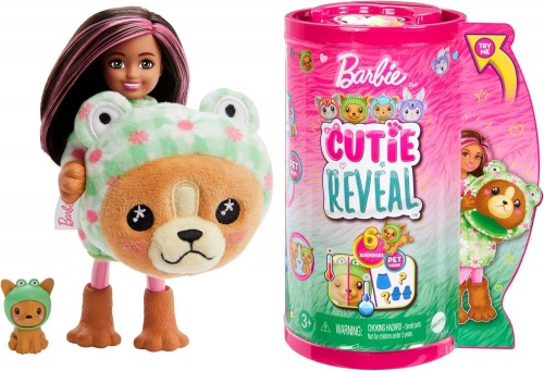 Barbie Cutie Reveal Chelsea Puppy as Frog HRK29