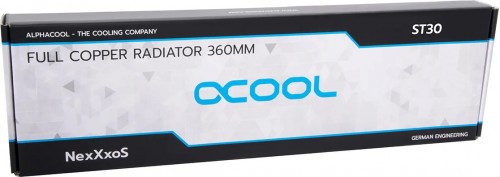 Alphacool NexXxoS ST30 Full Copper 360mm Radiator V.2 - Whit