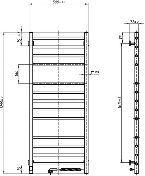 Navin Klasik Kvadro E Sensor R 500x1200 10-016053-5012