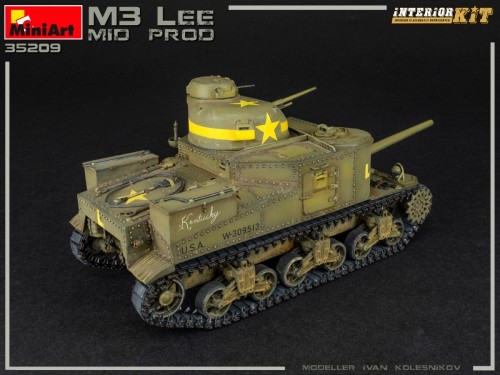 MiniArt M3 Lee Mid Prod Interior Kit (1:35)