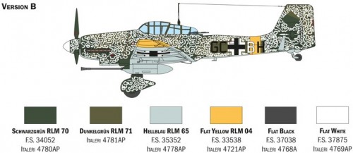 ITALERI Ju 87 G-1 Stuka Kanonenvogel (1:48)