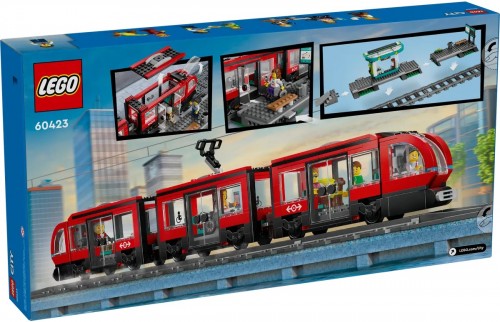 Lego Downtown Streetcar and Station 60423