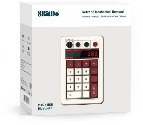 8BitDo Retro 18 Mechanical Numpad