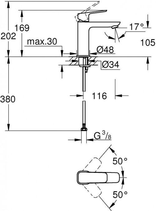 Grohe Cubeo M 1017550000