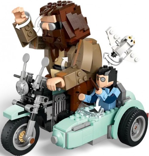 Lego Hagrid and Harrys Motorcycle Ride 76443