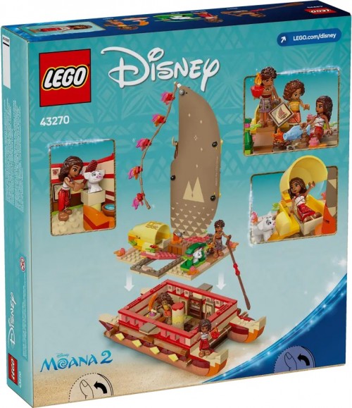 Lego Moanas Adventure Canoe 43270