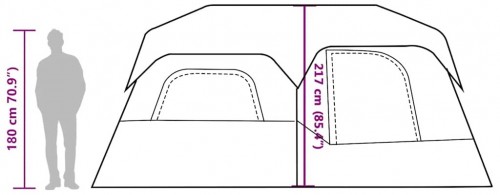 VidaXL Family Tent 9-Person