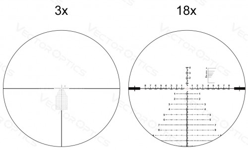 Vector Optics Continental x6 3-18x50 VEC-MBR FFP