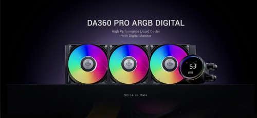 PCCooler DA360 Pro ARGB Digital Black