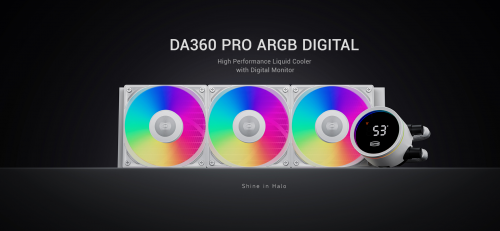 PCCooler DA360 Pro ARGB Digital White