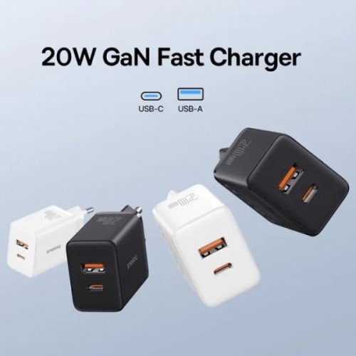 BASEUS Cube Fast Charger C+U 20W