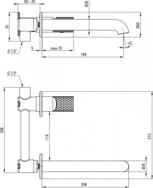 Deante Silia Hexa BHS F54L