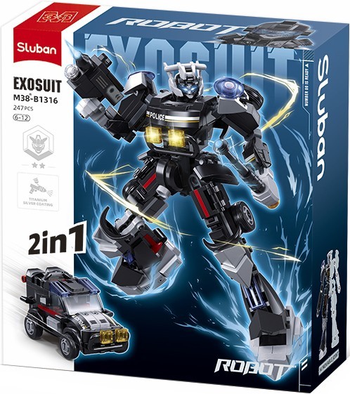 Sluban Autobots Police Car M38-B1316