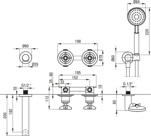 Deante Temisto BQT 018P