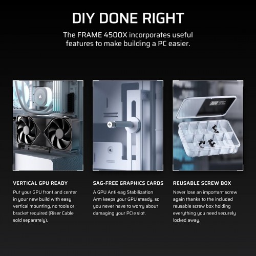 Corsair FRAME 4500X RS-R ARGB White