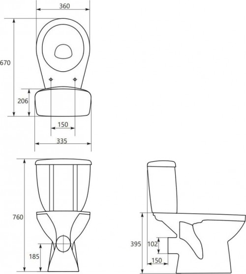 Cersanit Mito 010 K33-005
