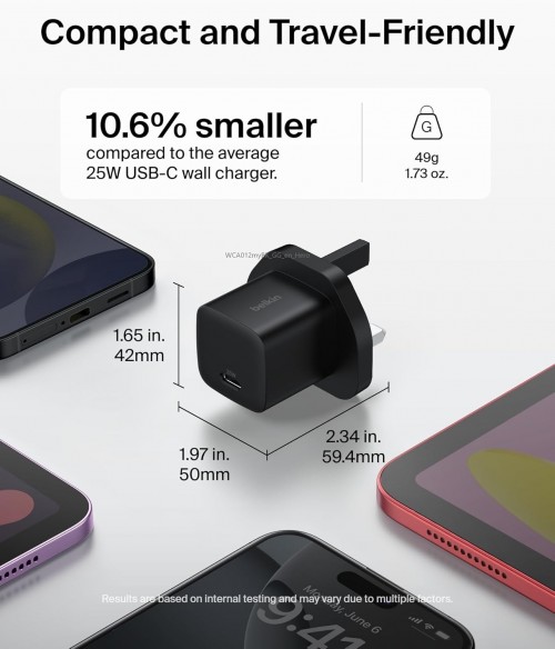 Belkin BoostCharge USB-C Wall Charger 25W