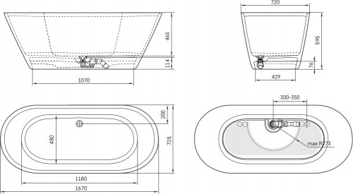 Devit Style 167x73 17070130WL
