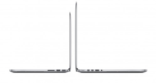 вид с боку Apple MacBook Pro 13" и  15" (2014) Retina Displa