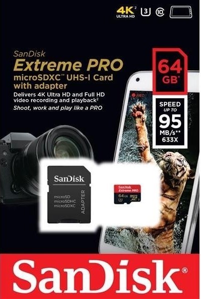 SanDisk Extreme Pro V30 microSDXC UHS-I U3