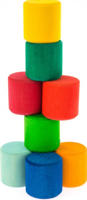 Nic Building Blocks Square Castors 523347