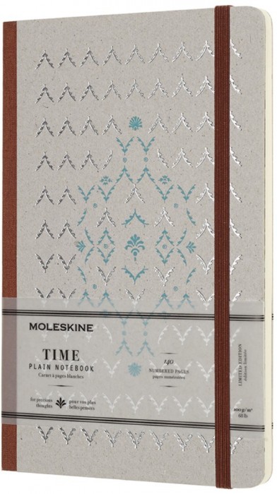 Moleskine Time Plain Notebook Brown