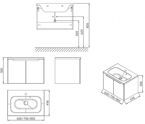 Ravak SDD Classic 600