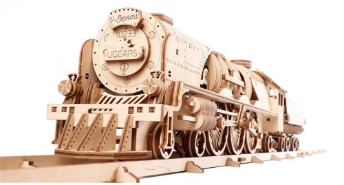 UGears V-Express Steam Train with Tender