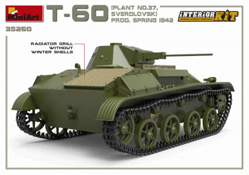 MiniArt T-60 Plant N.37 Sverdlovsk Prod. Spring 1942 (1:35)