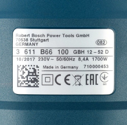 Bosch GBH 12-52 D Professional 0611266100