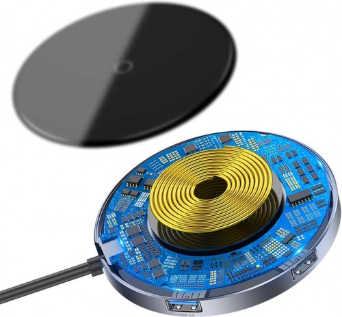 BASEUS Circular Mirror Wireless Charger Hub