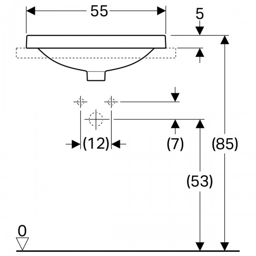 Geberit VariForm 55 500741012